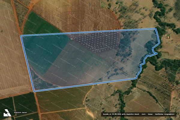 Imagem de satélite de FAZENDA ARCOS - Gleba 05 em Rio Paranaíba - MG