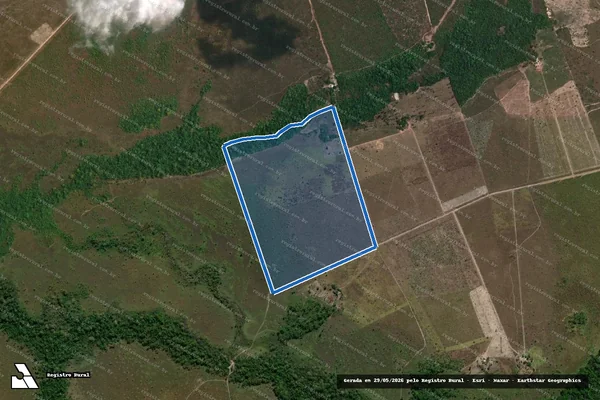 Imagem de satélite de LOTE 225, PA MANCHETE - LOTE 225, PA MANCHETE em Caseara - TO