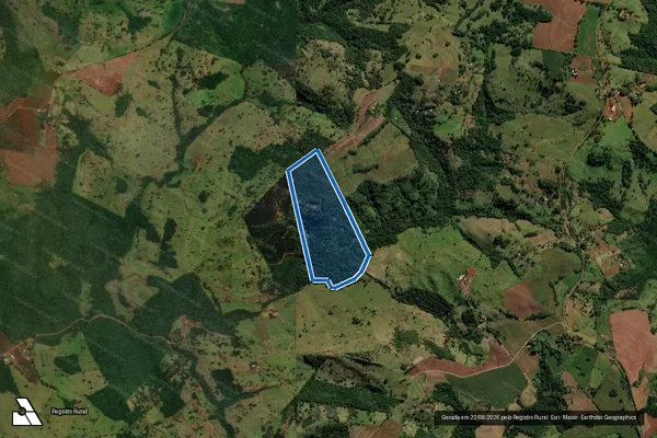 Imagem de satélite de LOTE 337 GLEBA 09 - Lote 337 em Capitão Leônidas Marques - PR