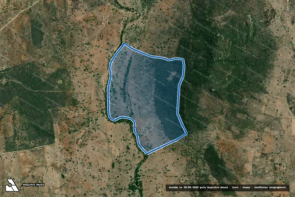 Imagem de satélite de FAZENDA IPOEIRA ESCURA - Parte 1 em Itiúba - BA