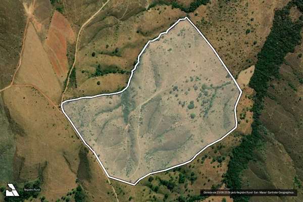 Imagem de satélite de FAZENDA PALMEIRAS E BOA VISTA - em Tapira - MG