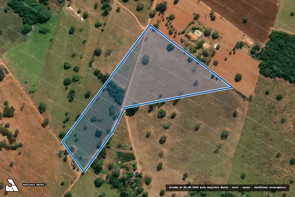 Imagem de satélite de FAZENDA MANABUIU, LUGAR CAIS em Lagoa Grande - MG