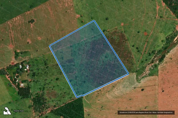 Imagem de satélite de FAZENDA SANTA ROSA em Iguatemi - MS