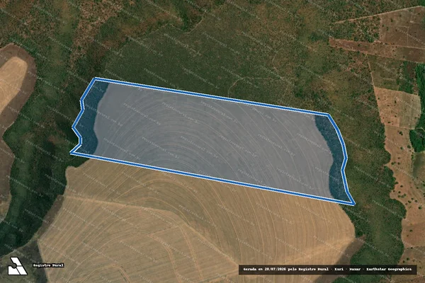 Imagem de satélite de Fazenda Serra Vermelha - Parte 1 em Loreto - MA