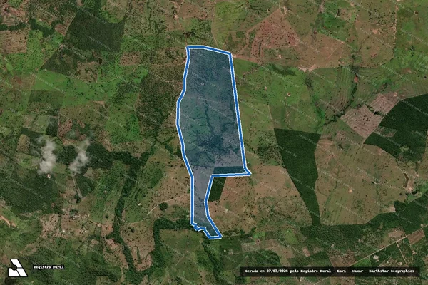 Imagem de satélite de FAZENDA SANTA TEREZINHA - Parte 1 em Buritirana - MA