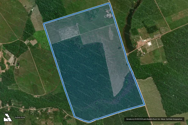 Imagem de satélite de FAZENDA IPIRANGA - Parte 1 em Tomé-Açu - PA