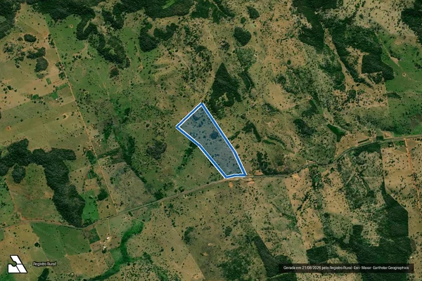 Imagem de satélite de Sítio Nossa Senhora Auxiliadora - Parte 1 em Mirassol d'Oeste - MT