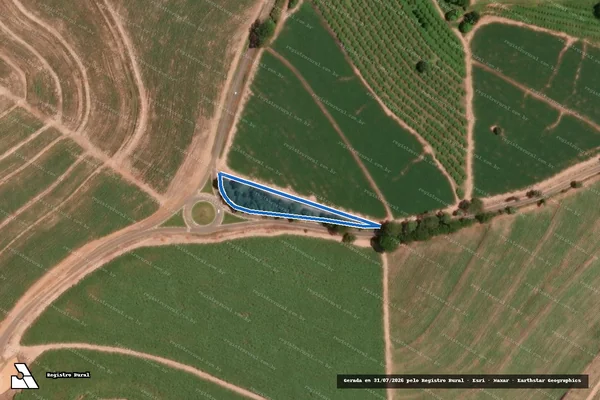 Imagem de satélite de Fazenda Santo Antonio do Papi - PARCELA 03 em Monte Alto - SP