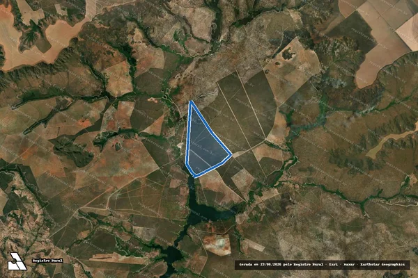 Imagem de satélite de FAZENDA SÃO PEDRO - DENOMINADA SUMIDOR-GLEBAS 1, 2, 3 e 4 - GLEBA 4 em Posse - GO