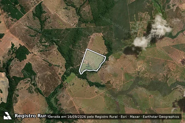 Imagem de satélite de Lote 07 – Projeto de Assentamento João Rufino da Silva / Lote 07 – PA João Rufino da Silva