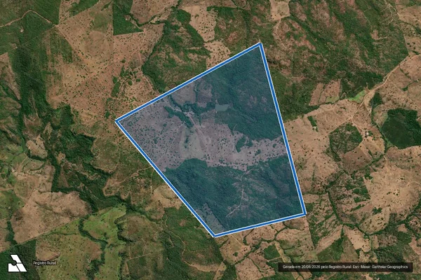 Imagem de satélite de Lote 23, Parte A, nº 01  do Loteamento Araguacema 14ª Etapa - Parte 2 em Dois Irmãos do Tocantins - TO