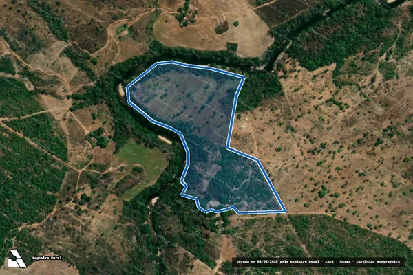 Imagem de satélite de FAZENDA PITOMBEIRA - PARTE - Gleba GLEBA 02 em Cavalcante - GO
