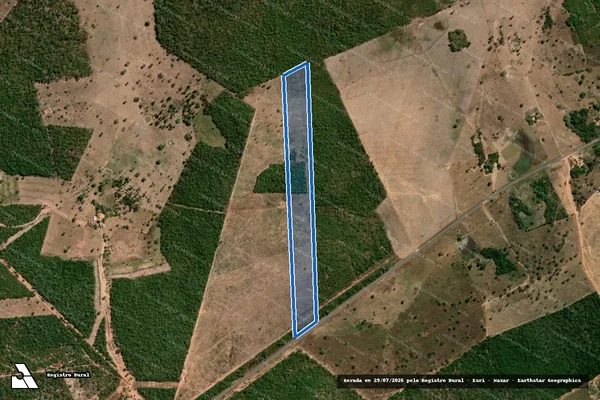 Imagem de satélite de FAZENDA TRÊS PODERES em Grajaú - MA