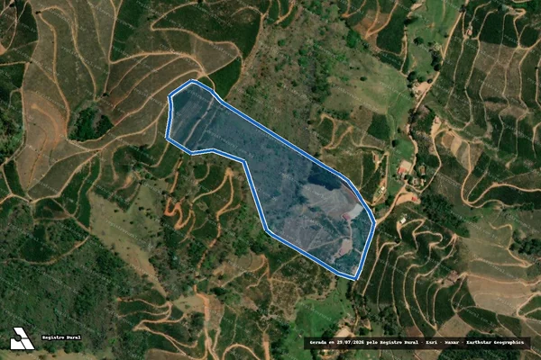 Imagem de satélite de NOVO HORIZONTE - Parte 1 em Mutum - MG