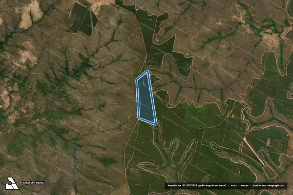 Imagem de satélite de FAZENDA RIO CLARO - 3.817 em Arinos - MG