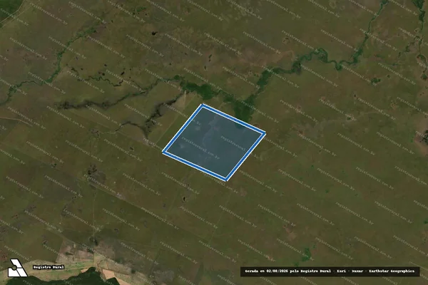 Imagem de satélite de Fazenda Lago Azul em Canarana - MT