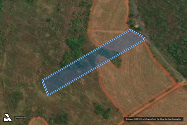 Imagem de satélite de Fazenda Big Valley Pirapo/A/ - 15 em Itaguajé - PR