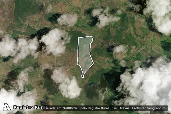 Imagem de satélite de FAZENDA BARRIGUDA - Parte 2 em Mundo Novo - BA