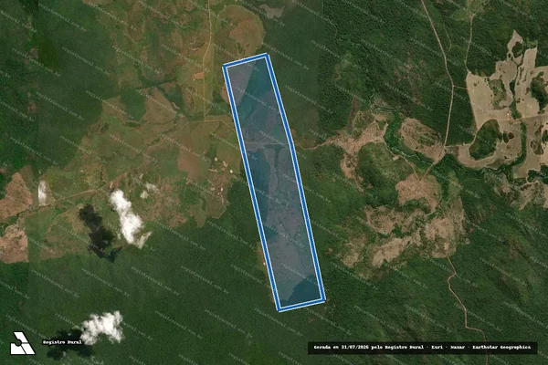 Imagem de satélite de Fazenda Paraíso II / PARTE 1 em Vila Rica - MT