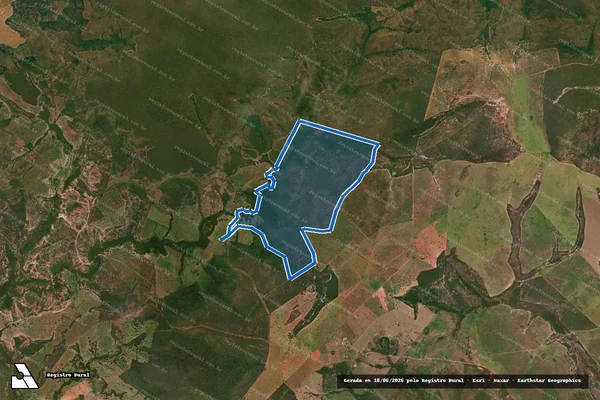 Imagem de satélite de Fazenda Cabeceira Bonita - Parte 1 em Pontal do Araguaia - MT