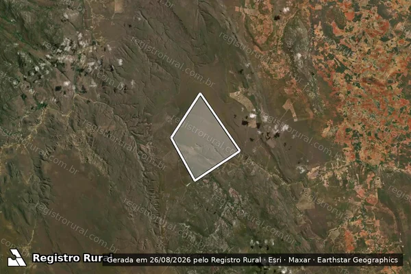 Imagem de satélite de FAZENDA FLORESTA em Barra do Mendes - BA