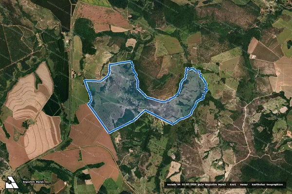 Imagem de satélite de FAZENDA PENEDO - Parcela 1 em Monte Carmelo - MG