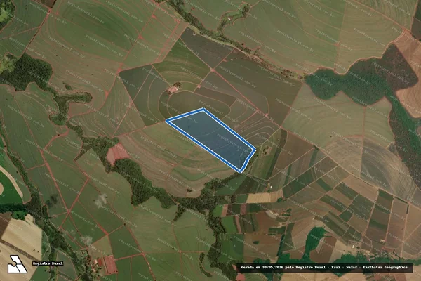 Imagem de satélite de FAZENDA GUARACIABA - Gleba A em Batatais - SP
