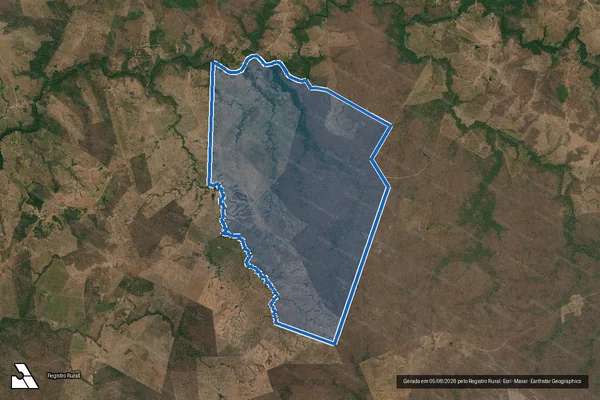 Imagem de satélite de FAZENDA SÃO BENTO-DATA SITIO NOVO - Parte 1 em Carolina - MA