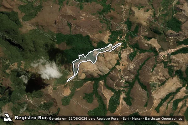 Imagem de satélite de MORRO DO GABRIEL - Parcela 1 em Ouro Branco - MG