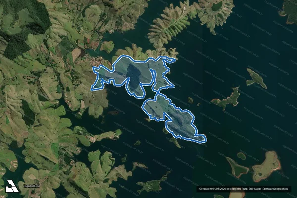 Imagem de satélite de FAZENDA SÃO LUIZ - Única em Ribeirão Claro - PR