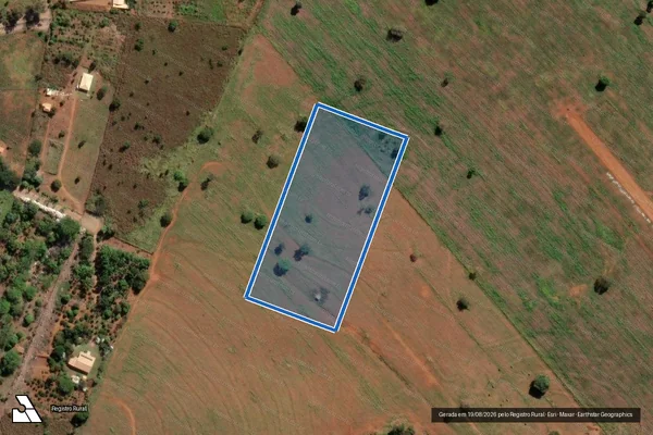 Imagem de satélite de FAZENDAS LAGOA BONITA_CHÁCARA 73 - FAZENDAS LAGOA BONITA_CHÁCARA 73 em Prudente de Morais - MG