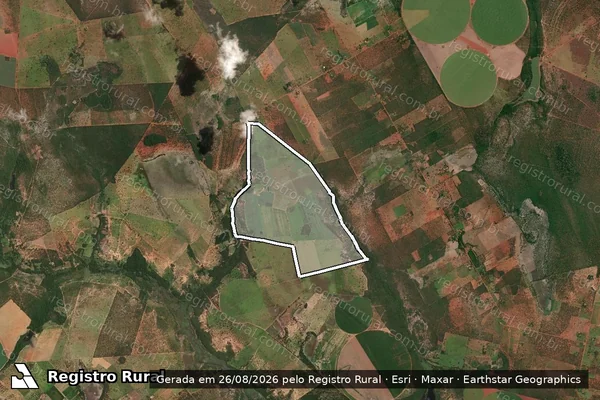 Imagem de satélite de FAZENDA SANTA ROSA - Parte 3 em Paracatu - MG