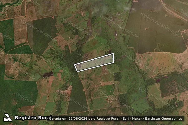 Imagem de satélite de LOTE 10  - PA TAPIRASSU - LOTE 10  - PA TAPIRASSU em Araguaçu - TO