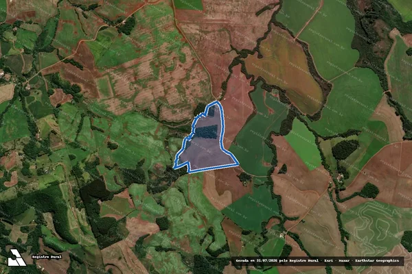 Imagem de satélite de SUBDIVISÃO DA FAZENDA PADRE CICERO 01, PARTE DA FAZENDA SANTANA - Gleba 2 em Renascença - PR
