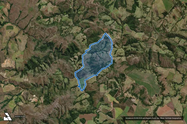 Imagem de satélite de FAZENDA SAPÉ E RITA DE MATOS - 01 em Patrocínio - MG