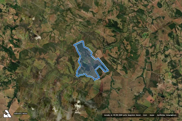 Imagem de satélite de FAZENDA CACHOEIRINHA - Parte 1 em Ivolândia - GO