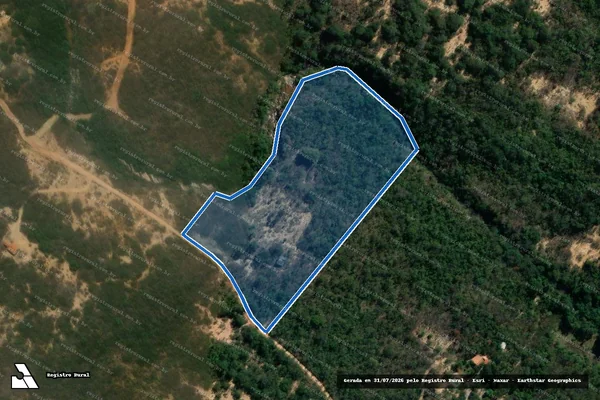 Imagem de satélite de Fazenda Pedrões ou Ribeiro Manso - Gleba A - GLEBA 40 em São Gonçalo do Abaeté - MG