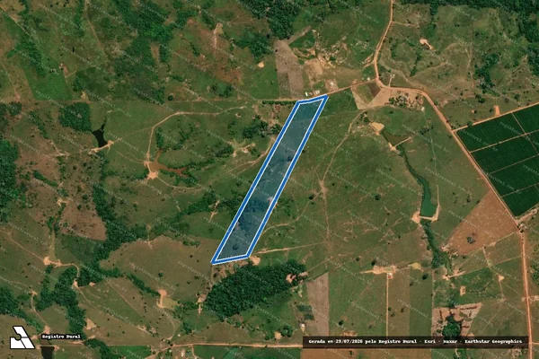 Imagem de satélite de Chácara Estefany  ? Projeto Redenção I - Parcela Única em Acrelândia - AC
