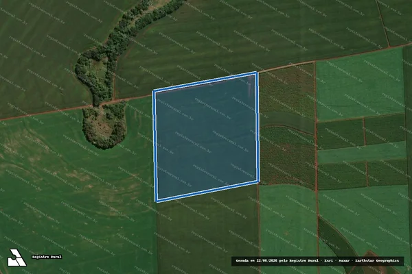 Imagem de satélite de FAZENDA SANTA ELIZA - Gleba 12413 em Cornélio Procópio - PR