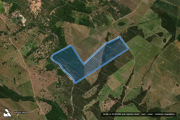 Imagem de satélite de FAZENDA VITÓRIA - Lote Área Remanescente em Nortelândia - MT