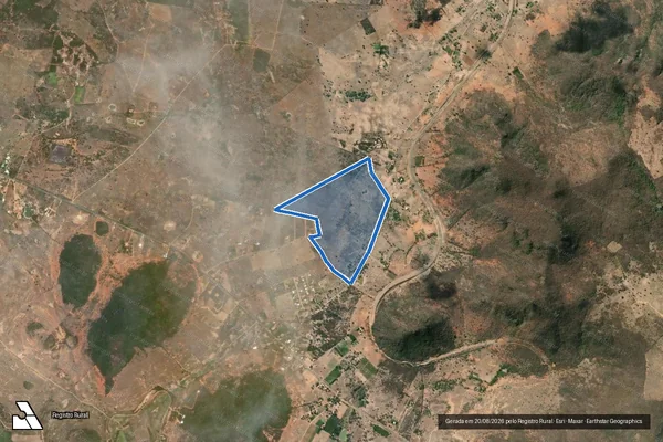 Imagem de satélite de Fazenda Laranjo e Garcia - Fazenda Laranjo e Garcia em Guanambi - BA