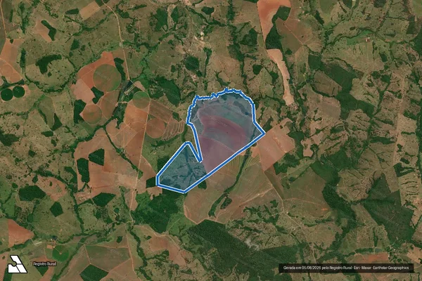 Imagem de satélite de FAZENDA SANTA ROSA - 001 em Morrinhos - GO