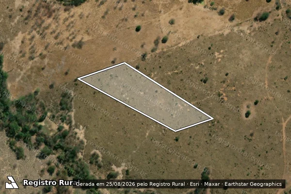 Imagem de satélite de FAZENDA SANTA LAURA - GLEBA 53 em Glaucilândia - MG