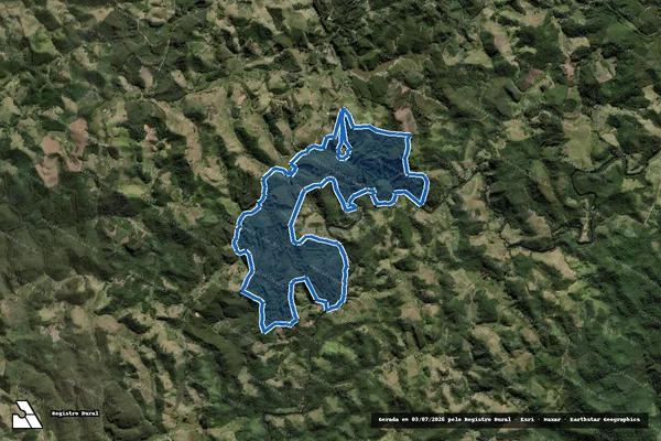 Imagem de satélite de Fazenda Beira Rio em Paraibuna - SP
