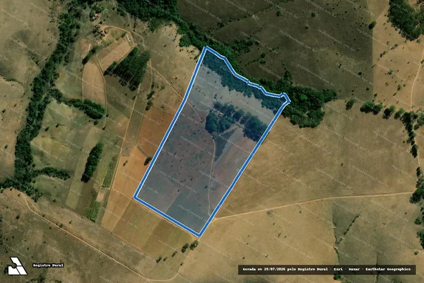 Imagem de satélite de FAZENDA JABOTICABEIRAS - Gleba D em Sacramento - MG