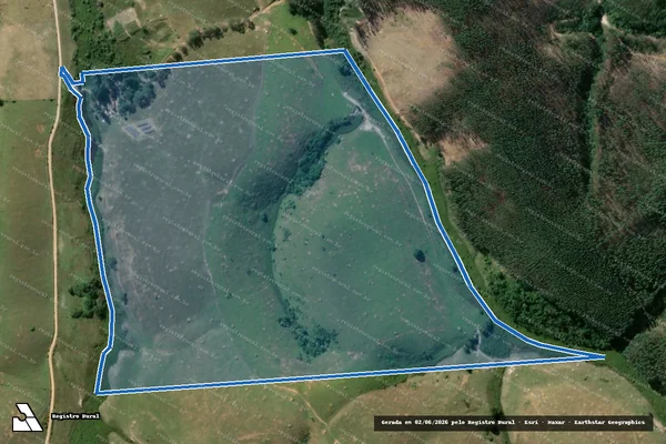 Imagem de satélite de Fazenda Poaia - Parcela 1 em Conceição de Macabu - RJ
