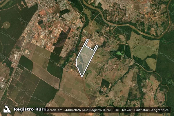 Imagem de satélite de FAZENDA TALISMÃ em Rondonópolis - MT