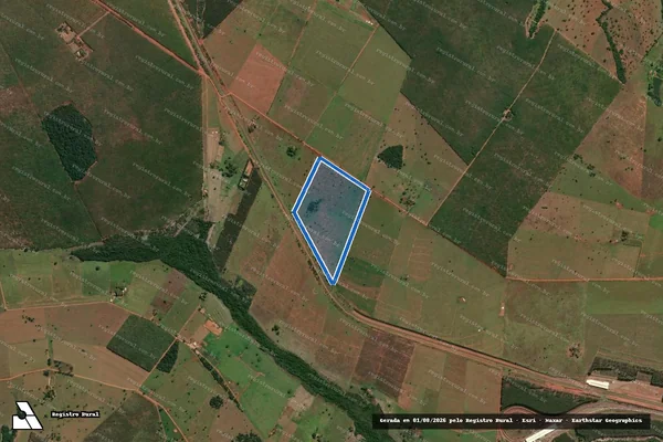 Imagem de satélite de SITIO PIRES - Parte 1 em Aparecida do Taboado - MS