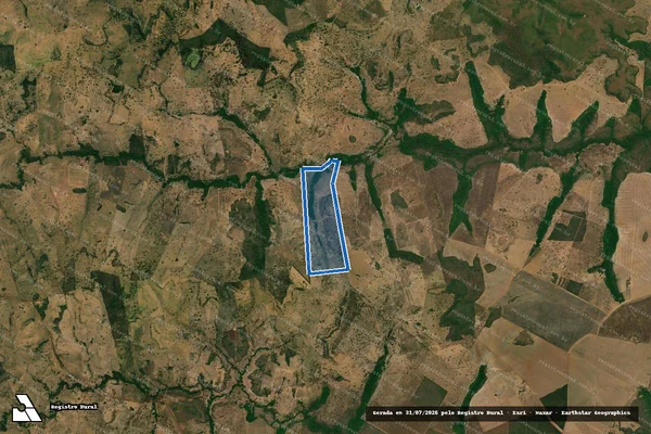 Imagem de satélite de FAZENDA OLHO D’ÁGUA / GLEBA A em Nova Xavantina - MT