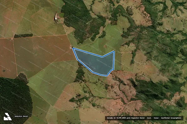 Imagem de satélite de Fazenda Campo Bonito - Parcela 1 em São Gabriel do Oeste - MS